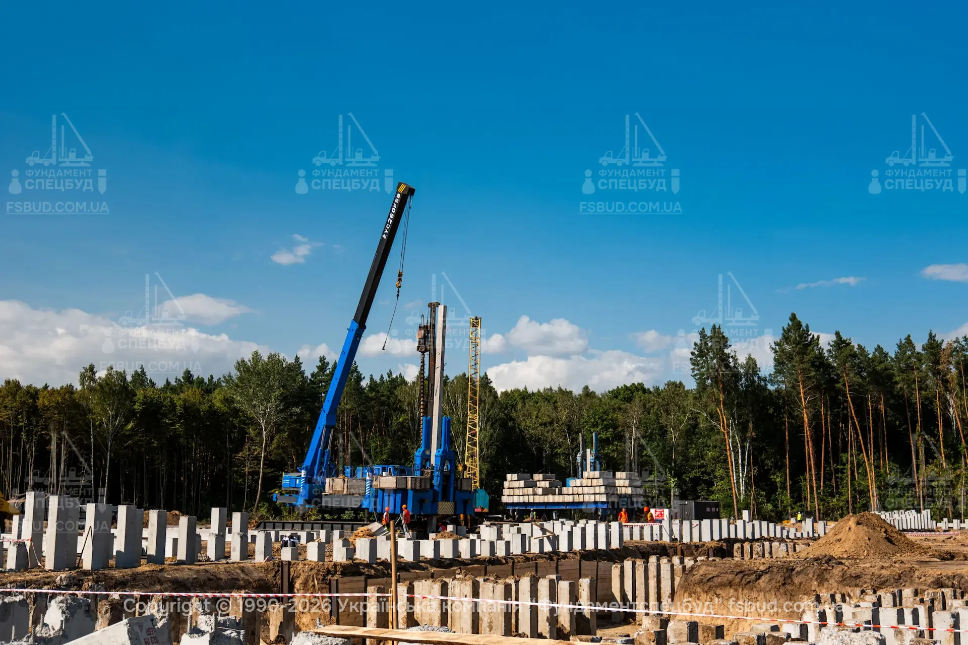 Швидкий монтаж на складних ділянках | ФУНДАМЕНТСПЕЦБУД