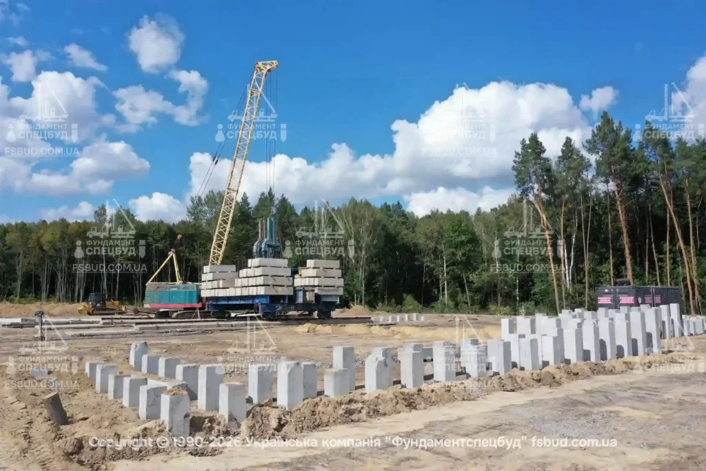 обмеження методу вдавлювання паль на будівельному майданчику